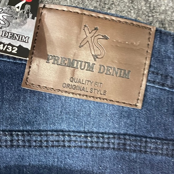 NWT Premium Denim Men's Light Washed Skinny FitJeans Sz 34/32 - Picture 8 of 13